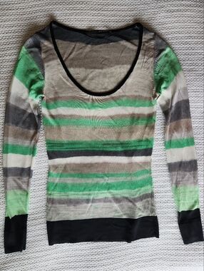 Jean Paul - Berlin - Striped Mesh Long Sleeve - Size 6